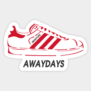 Brentford Away days Sticker